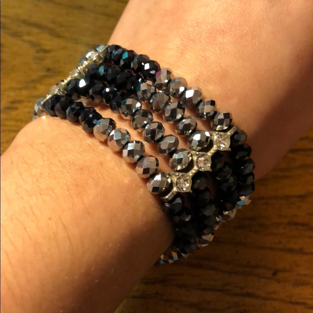 Shiny beaded bracelet